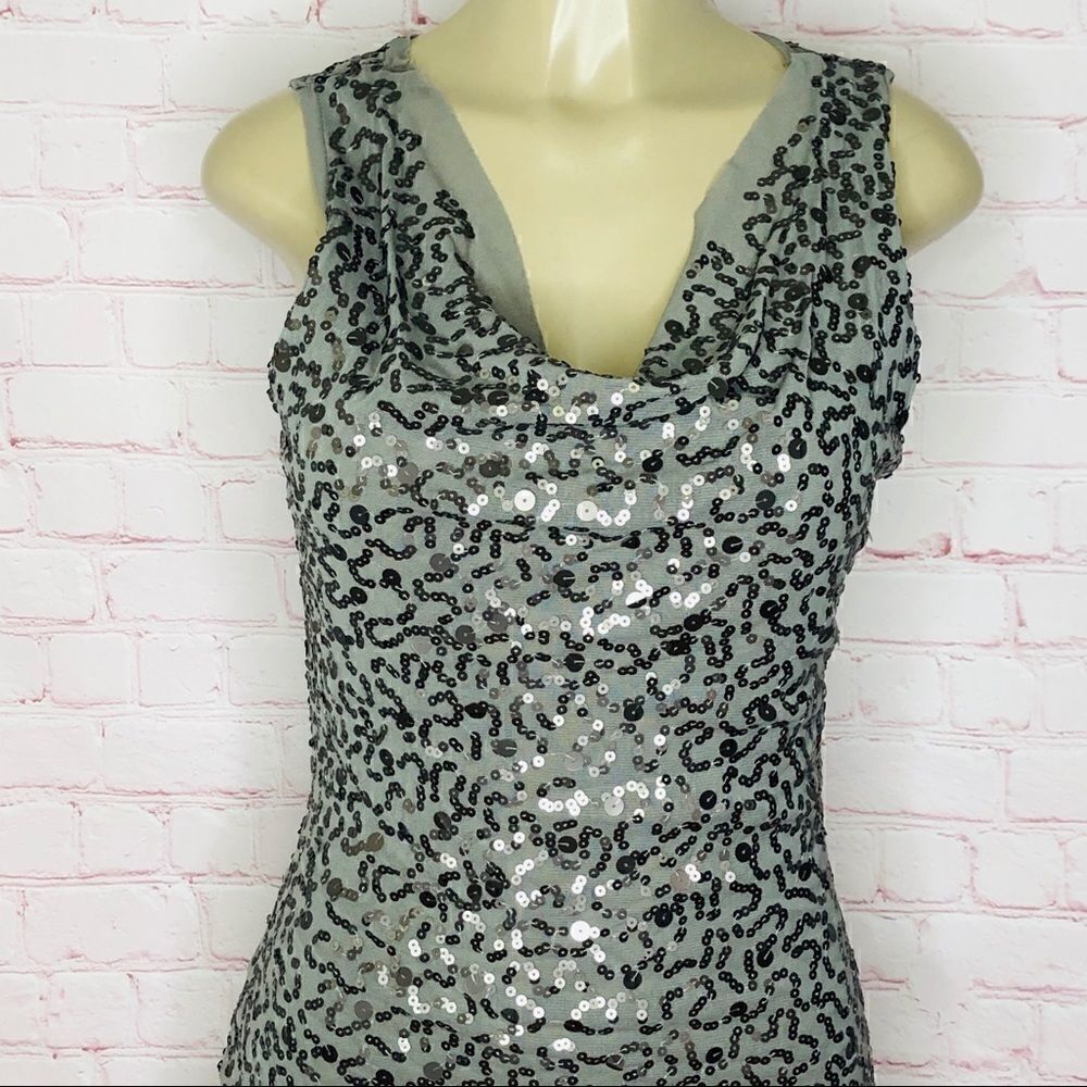 Max studio Grey sequin dress - Picture 7 of 7
